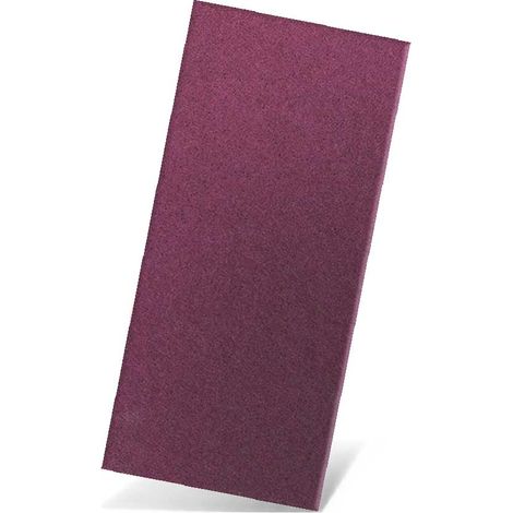 MENZER Fleece Velli abrasivi, 250 x 115 mm, p. Levigatrici manuali, Vello di fibra (10 Pz.) viola (1/2)