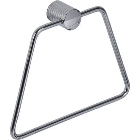 Showerdrape Vitality Chrome Stainless Steel Wall Mounted Towel Ring (1/3)