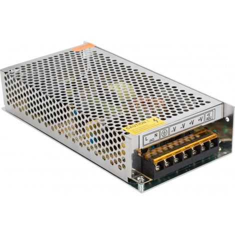 Greenice – Transformateur pour luminaire 12VDC 200W/17A – KDTRIP25200W17A – Protection contre les pics de tension – Ventilation recommandée