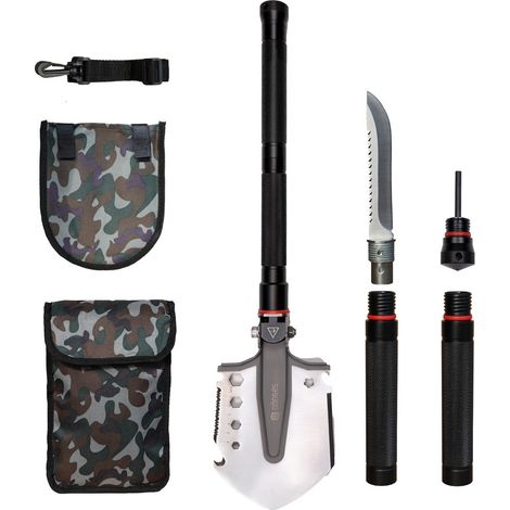 Bche pliante multifonctionnelle tout-en-un, dans un sac camouflage (1/5)