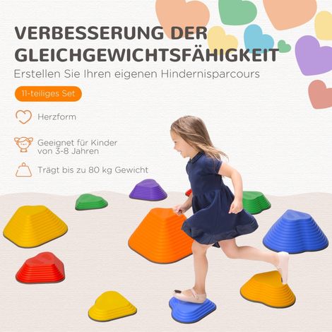 Dalles stabilisatrices pour jardin, pack de 11, empilables et légères, surface antidérapante, usage intérieur et extérieur, pavés modulaires en plastique. (1/5)