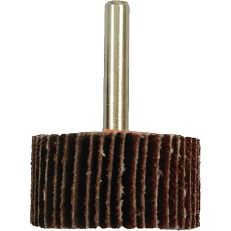 Meule abrasive, Dia. 40mm RS PRO, grain P80, Oxyde d'aluminium ( Prix pour 1 )