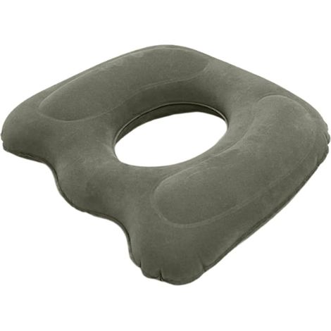 Coussin d'Assise Gonflable, Coussin de Siège Ajustable et Portable, pour douleurs au Coccyx, Anti-hémorroïdes, Orthopédique, pour Bureau, Voiture, Voyage et Confort Quotidien (1/5)