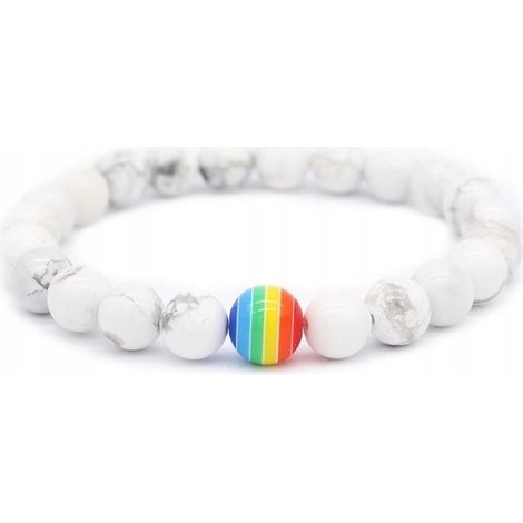 Fascia per capelli arcobaleno Braccialetto LGBT arcobaleno unisex 100 (1/5)