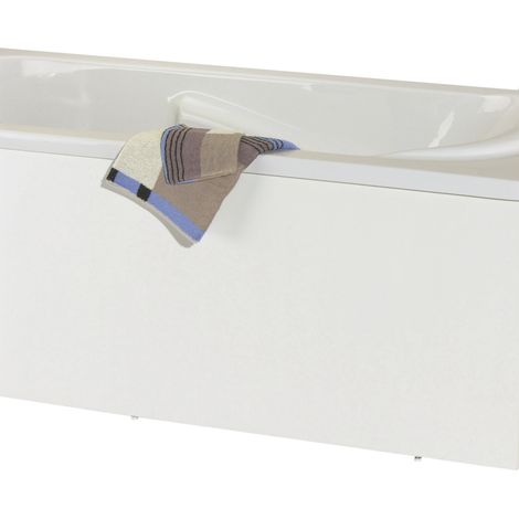 Habillage baignoire 170 x 54 cm – Panneau avant en mélaminé – Chants minces plaqués – Pour espaces humides – Neova
