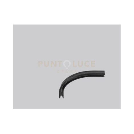 CONNESSIONE ANGOLO CURVO R30 DA INCASSO NERO