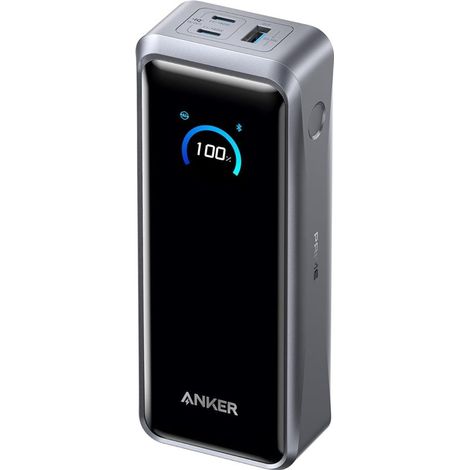 Anker Prime Dual USB-C + USB-A Cargador Rápido Power Bank 26.250mAh Plata