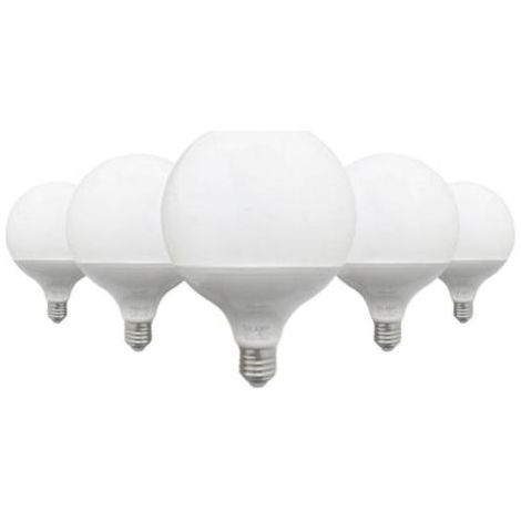 Ampoule LED E27 18W 220V G95 300° - Pack de 5 - Blanc Froid 6000K - 8000K - SILAMP (1/4)
