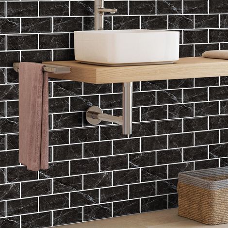 10 PCS Peel and Stick Marble Wall Tile Stickers (1/5)