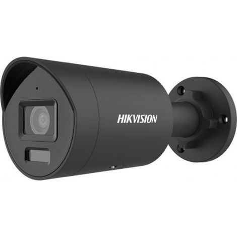 Hikvision 4Mp Smart Hybrid Light ColorVu 2.8mm Bullet Ip PoE DS-2CD2047G2H-LIU Nero