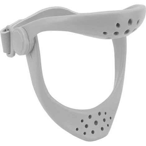 Clip de tracción cervical  Soporte ajustable de 360 grados, corrector de postura ergonómico/alivio del dolor, gris (1/2)
