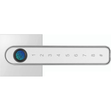 Serrure de porte intelligente Serrures d'empreintes digitales Bluetooth poignée biométrique WiFi serrure de porte intelligente mot de passe de maison intelligente passerelle de Protection de sécurité (1/5)