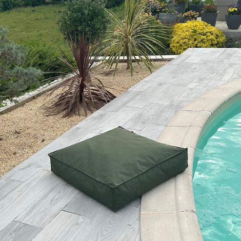 Coussin de sol inter / exter Kaki 71x71x35 cm (1/2)