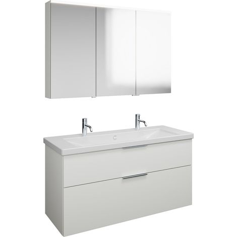 burgbad Eqio Set, bestehend aus Spiegelschrank links,