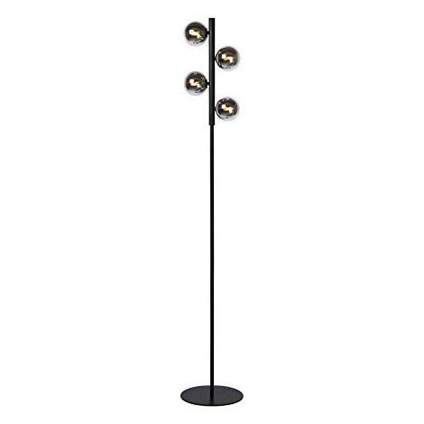 Lucide TYCHO - Lampada a stelo 4xG9, colore: Nero (1/4)