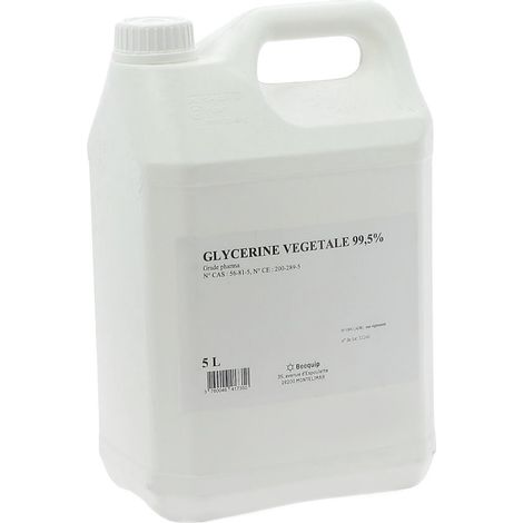 Glycérine végétale 99,5 % 5L – Agent hydratant pour cosmétiques et alimentation – Utilisation en apiculture et fabrication de miel – Apiculture.Net