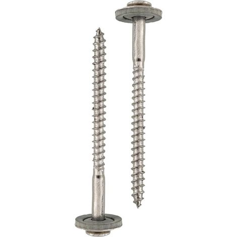 50 pieces 6.380mm Vis à queue pointue en acier inoxydable 304 Non standard, vis hexagonales avec joint, vis autotaraudeuses à queue pointue hexagonale non standard