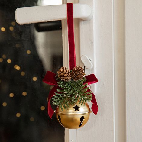 Nœud Papillon En Velours - Pendeloque En Fer - Ornements De Sapin De Noël - Décor Festif Pour Intérieur - Lot De 1 (1/3)