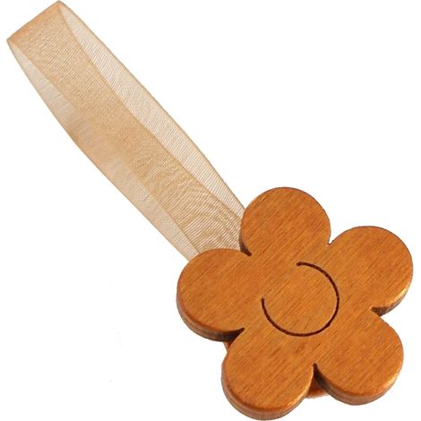 2 miniclip margherita mm35/24 per arricciare/decorare le tende - colore arancio.