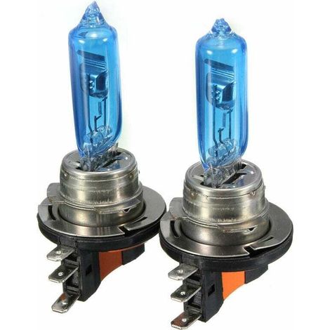 2-pack 55W H15 xenon white front DRL HID bulbs for MK6 MK7 - white car lighting (1/5)