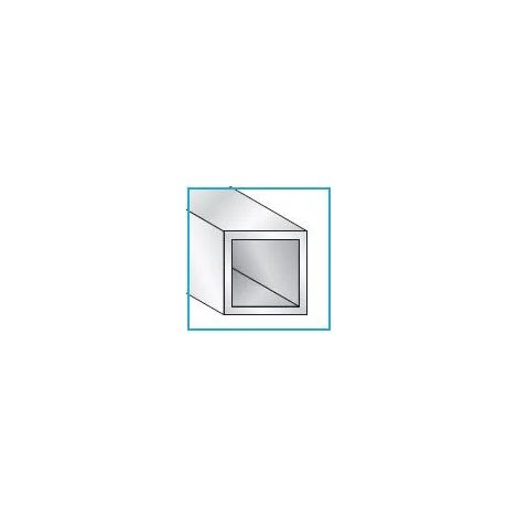 PROFILO QUADRO IN ALLUMINIO ANODIZZATO IN BARRE DA 2 METRI  20 mm x 20 mm - SPESSORE 1.3 mm