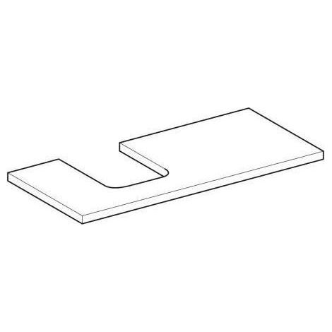 Geberit ONE Waschtischplatte, Ausschnitt links, für (1/5)