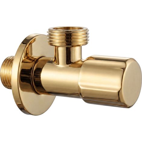 Rea Robinet D’angle 02 1/2" X 3/4" Gold (1/5)