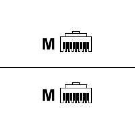 Câble Patch RJ45 - 2 M - Cat 5e - Blindé SFTP - Noir - 1 Pièce