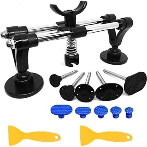 Outils Débosselage sans Peinture, Dent Repair Kit Débosselage Réparation sans Peinture Auto Carrosserie Outils Kits pour enlever Les dégâts de la grêle, Les Bosses et la grêle (1/4)