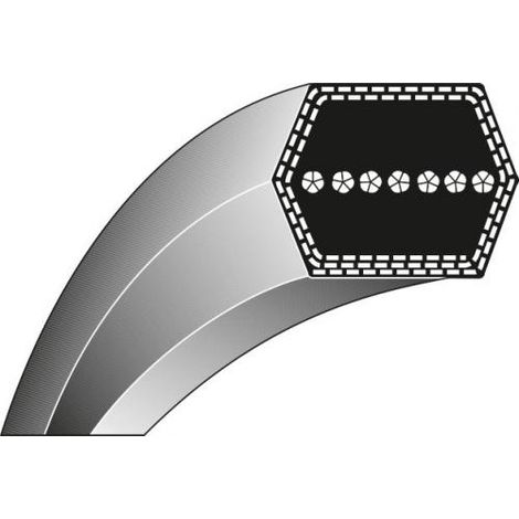 Correa de transmisión AA 104 12,7 x 2642 compatible VIKING tractor MT 6112.0