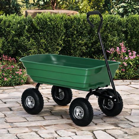 SunJet Chariot de jardin, chariot utilitaire extérieur, en acier - Réf. 1WSI57FPDQYP (1/5)