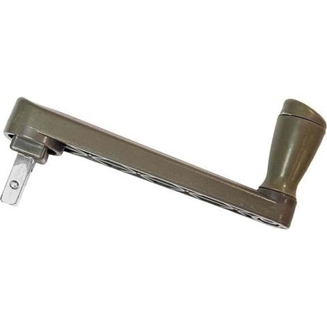 Parapluie romain d'origine avec manivelle en métal - convient pour une utilisation en extérieur - 1 pièce, marron (1/3)