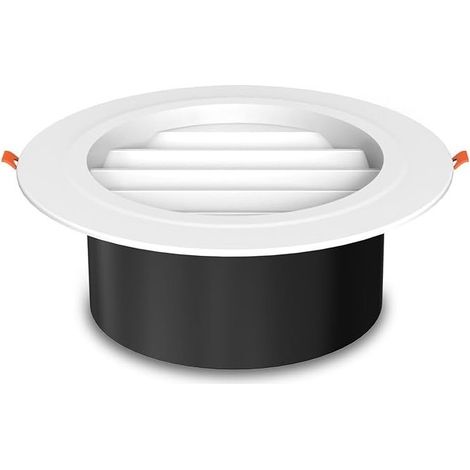 Grille de Ventilation 150mm en ABS avec Moustiquaire Grille, Grille D'aération pour Entrées et Sorties d'air Murales et de Plafond (1/5)