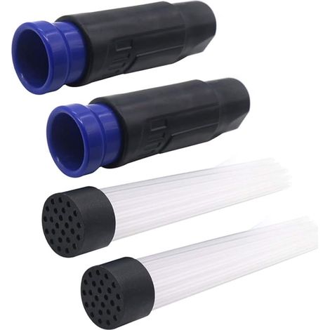 Lot de 2 Tubes de Paille pour Aspirateur Multifonctions Décapant de Brosse à Poussière, Accessoire d'Aspirateur Universel Portable Outils de Nettoyage Ménagers (1/5)