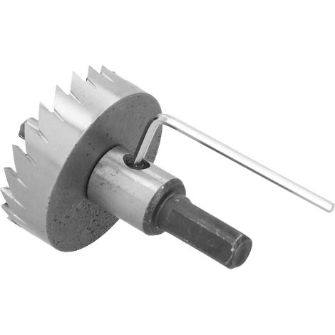 Scie cloche HSS 45 mm / 1,7 po, outil de coupe pour métaux (cuivre, acier inoxydable, fer). (1/5)