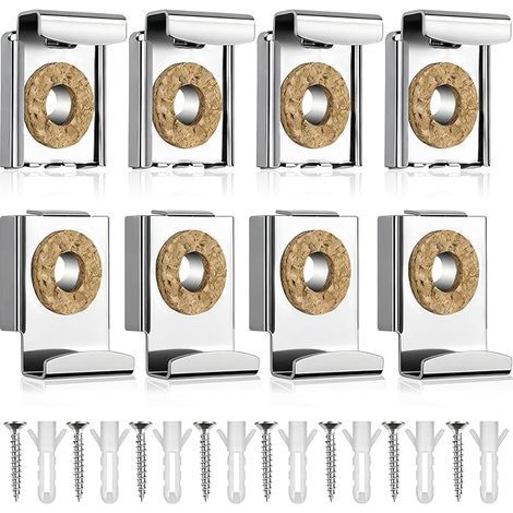 Silver Spring Wall Mirror Mount Mirror Hook Mirror Bracket for Bathroom and Bedroom Mirrors (1/5)
