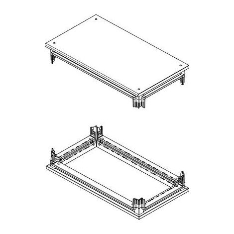 Kit Di Base E Testata Per Armadi Hdx 350X600Mm Mas ( BTICINO cod. 91801/36A )