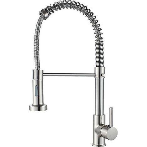 mitigeur De Cuisine,robinet Multifonctionnel D'eau Chaude Et Froide Tout Laiton, Robinet Ressort De Cuisine (1/5)
