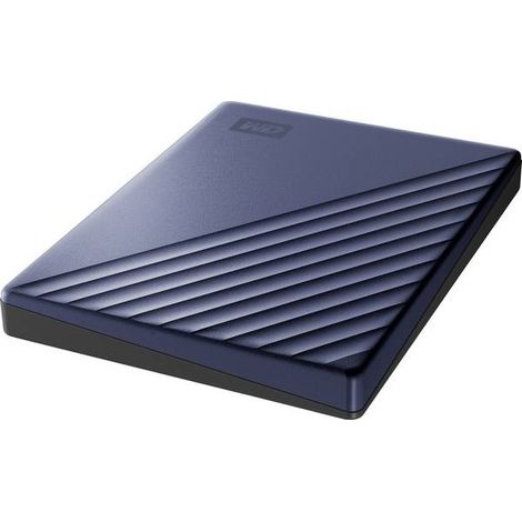 Western Digital WDBC3C0020BBL-WESN disco rigido esterno 2 TB USB tipo-C 3.2 Gen 1 Nero Blu (1/5)