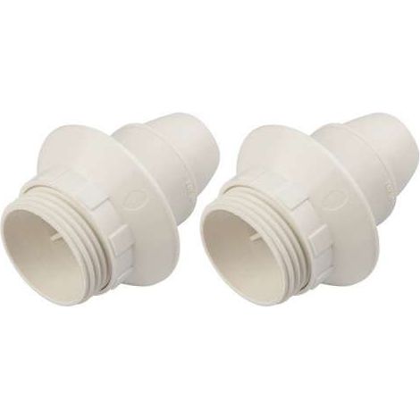 PORTALAMPADA 2 PZ  E14  BIANCO (1/2)