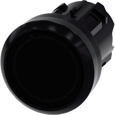 Siemens 3SU10010AB100AA0 3SU1001-0AB10-0AA0 Leuchtdrucktaster Frontring Kunststoff, rund Knopf Schwa (1/3)