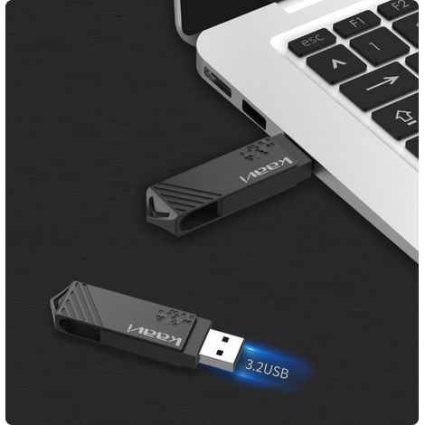 Clé USB 256 Go, clé USB 3.0, clé USB C avec type C pour ordinateur/ordinateur portable/Android, pour photos/vidéos/musique/fichiers (1/5)