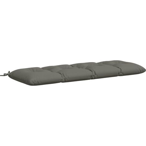 Cojín de banco VIANEN 100% Poliéster Gris 150 x 50 x 12 cm vidaXL (1/5)