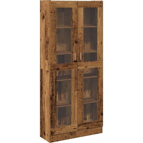 Maison Exclusive - Highboard Altholz-Optik 82,5x30,5x185 cm Holzw