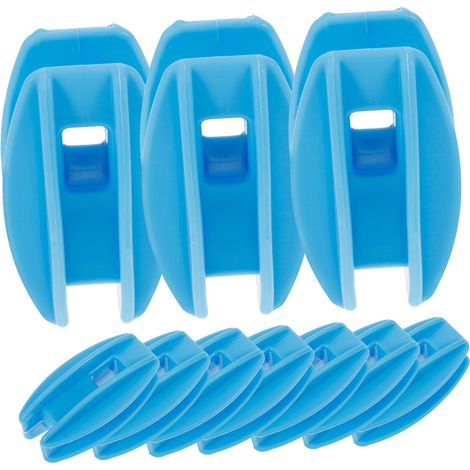 Isolateurs de Clôture Électrique Résistants la Déformation en Plastique Bleu Lot de 10 Accessoires pour Système de Grille Agricole (1/5)