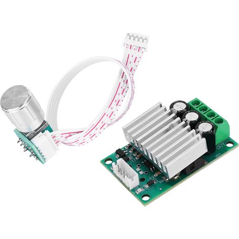 Régulateur de vitesse à modulation de largeur d'impulsion (PWM) pour moteur CC industriel, à taux variable, avec marquage clair, 12 V-30 V, 10 A (1/5)