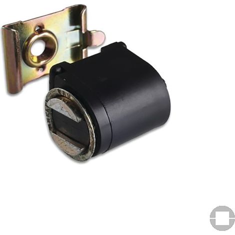 Arelec Pestillo ajustable acabado negro robusto