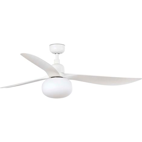 OUTWOOD L Ventilator weiß/weiß E27