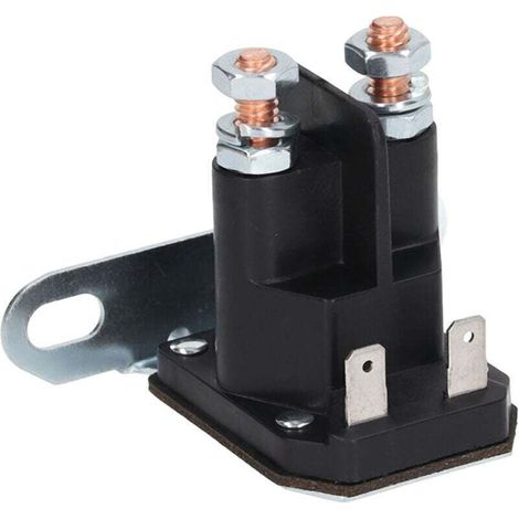 UlisemPièce de Rechange D'accessoires de Tracteur de Pelouse de Solénoïde de Relais de Démarreur de DC 12V de Cuivre D'abs en Aluminium pour MTD 725 04439B