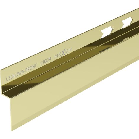 Mexen Line-B listello frontale per piatto doccia 130 cm, oro - 185003130U (1/5)